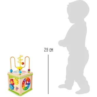 Small Foot - Fa motoros kocka rét - JátékManufaktúra