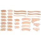 Small Foot - Vasúti vonatpálya 140 db - JátékManufaktúra