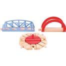 Small Foot - Vasúti vonatpálya 140 db - JátékManufaktúra