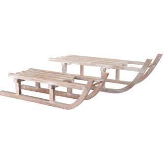 Small Foot - Fa dekoráció szánkó nagy és kicsi - JátékManufaktúra