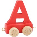 Small Foot - Színes betűs fa vonat - 1 db vagon - JátékManufaktúra