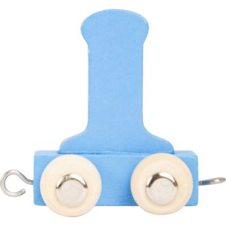 Small Foot - Színes betűs fa vonat - I betű - JátékManufaktúra