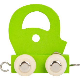 small foot - Fa betűvonat, színes ábécé: Q betű - JátékManufaktúra