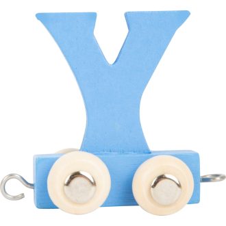 Small Foot - Színes betűs fa vonat - Y betű - JátékManufaktúra