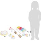 Small Foot - Fa hangszerkészlet pöttyökkel - JátékManufaktúra