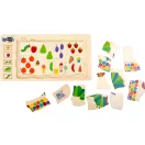 Small Foot - Beillesztős fa puzzle - Éhes hernyó - JátékManufaktúra