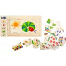 Small Foot - Beillesztős fa puzzle - Éhes hernyó - JátékManufaktúra