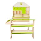 Small Foot - Fa zöld elárusítópult - JátékManufaktúra