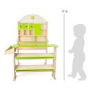 Small Foot - Fa zöld elárusítópult - JátékManufaktúra