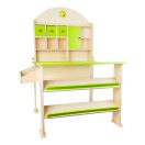 Small Foot - Fa zöld elárusítópult - JátékManufaktúra