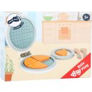 Small Foot - Fa gofrisütő kiegészítőkkel - JátékManufaktúra