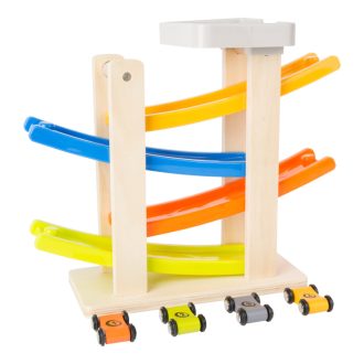   small foot Klip klap dráha s 4 autíčkami - poškodený obal