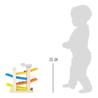 Small Foot - Klip-klap pálya 4 autóval - JátékManufaktúra