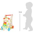 Small Foot - Fa járássegítő virágos rét - JátékManufaktúra