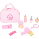 Small Foot - Gyermek kozmetikai táska rózsaszín fa kiegészítőkkel - JátékManufaktúra