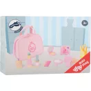 Small Foot - Gyermek kozmetikai táska rózsaszín fa kiegészítőkkel - JátékManufaktúra
