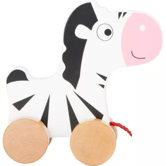 Small Foot - Fa húzós zebra - JátékManufaktúra