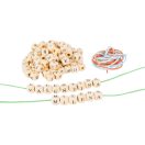 Small Foot - Fa fűzhető gyöngyök betűkkel - JátékManufaktúra