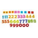 Small Foot - Színes mágneses fa számok (40 db) - JátékManufaktúra