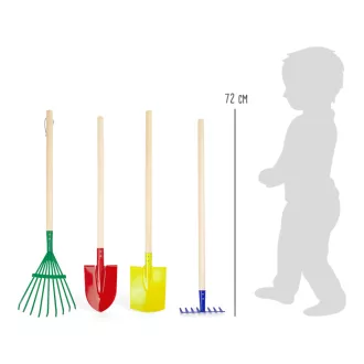 Small Foot - Színes kerti szerszámkészlet - JátékManufaktúra