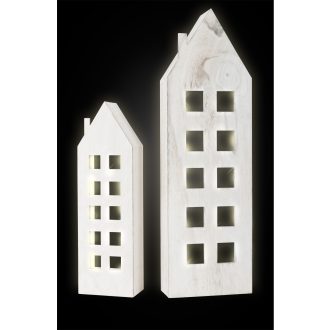 Small Foot - Fa világító házikó 2 db - JátékManufaktúra