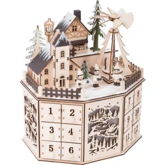 Small Foot - Adventi naptár karácsonyi piramissal - JátékManufaktúra