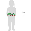 Small Foot - Fa traktor utánfutóval - zöld - JátékManufaktúra