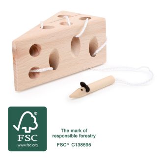 Small Foot - Sajtdarab egérrel - JátékManufaktúra