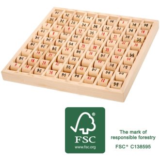 Small Foot - Szorzótábla hengerekkel - JátékManufaktúra