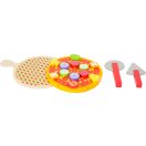 Small Foot - Pizza készlet kiegészítőkkel - JátékManufaktúra