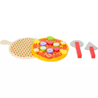 Small Foot - Pizza készlet kiegészítőkkel - JátékManufaktúra