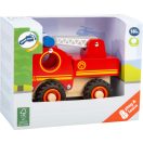 Small Foot - Fa tűzoltóautó létrával - JátékManufaktúra