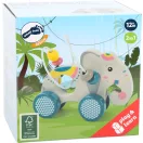 Small Foot - Fa gurulós elefánt - Jungle - JátékManufaktúra