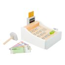 Small Foot - Fa pénztárgép fehér - JátékManufaktúra