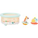 Small Foot - Zenélő doboz elefánttal és papagájjal - JátékManufaktúra