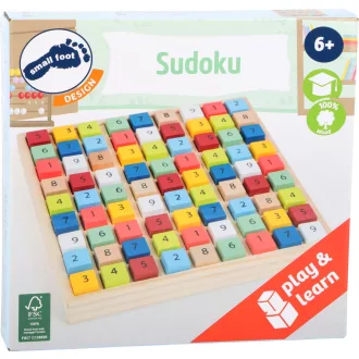 Small Foot - Fa sudoku színes kockákkal - JátékManufaktúra