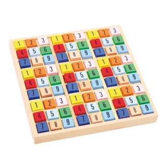 Small Foot - Fa sudoku színes kockákkal - JátékManufaktúra
