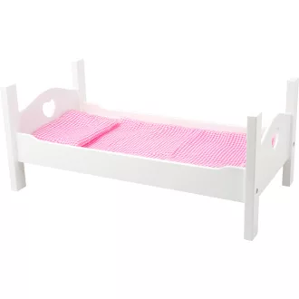 Small Foot - Fa babaágy fehér - JátékManufaktúra