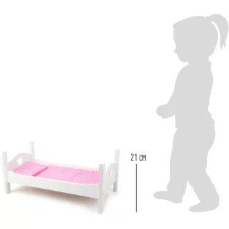 Small Foot - Fa babaágy fehér - JátékManufaktúra