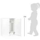 Small Foot - Ruhásszekrény babáknak fehér - JátékManufaktúra