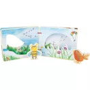 small foot Drevená obrázková knižka s včielkou