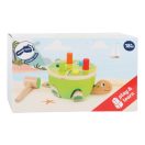 Small Foot - Fa kalapálós játék teknős - JátékManufaktúra