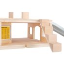 Small Foot - Vonatpálya állomással - JátékManufaktúra