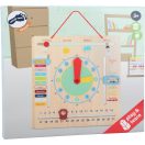 Small Foot - Oktató falinaptár órával - német - JátékManufaktúra