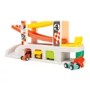 Small Foot - Versenypálya parkolóval és garázzsal - JátékManufaktúra