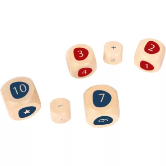 Small Foot - Edukatív kockák - Számolás (12 db display) - JátékManufaktúra
