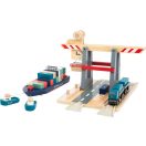 Small Foot - Hajóállomás tartozékokkal - JátékManufaktúra