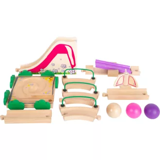 Small Foot - Golyópálya - Játszótér (11 részes) - JátékManufaktúra