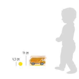 Small Foot - Golyópálya - Építőgépek (10 részes) - JátékManufaktúra
