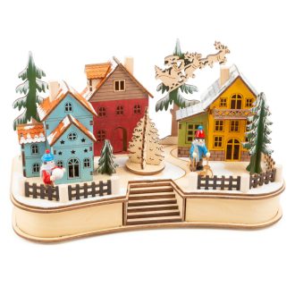 small foot - Karácsonyi falu lámpás - JátékManufaktúra